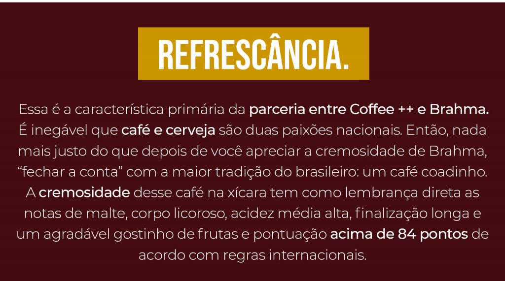 Drip Coffee Brahma Conte Dos Exclusivos Coffee Mais